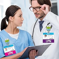 Besoar 5 Pack LPN Badge Buddy Card Holder