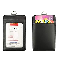 Lucstar Professional ID Badge Holder with Clip