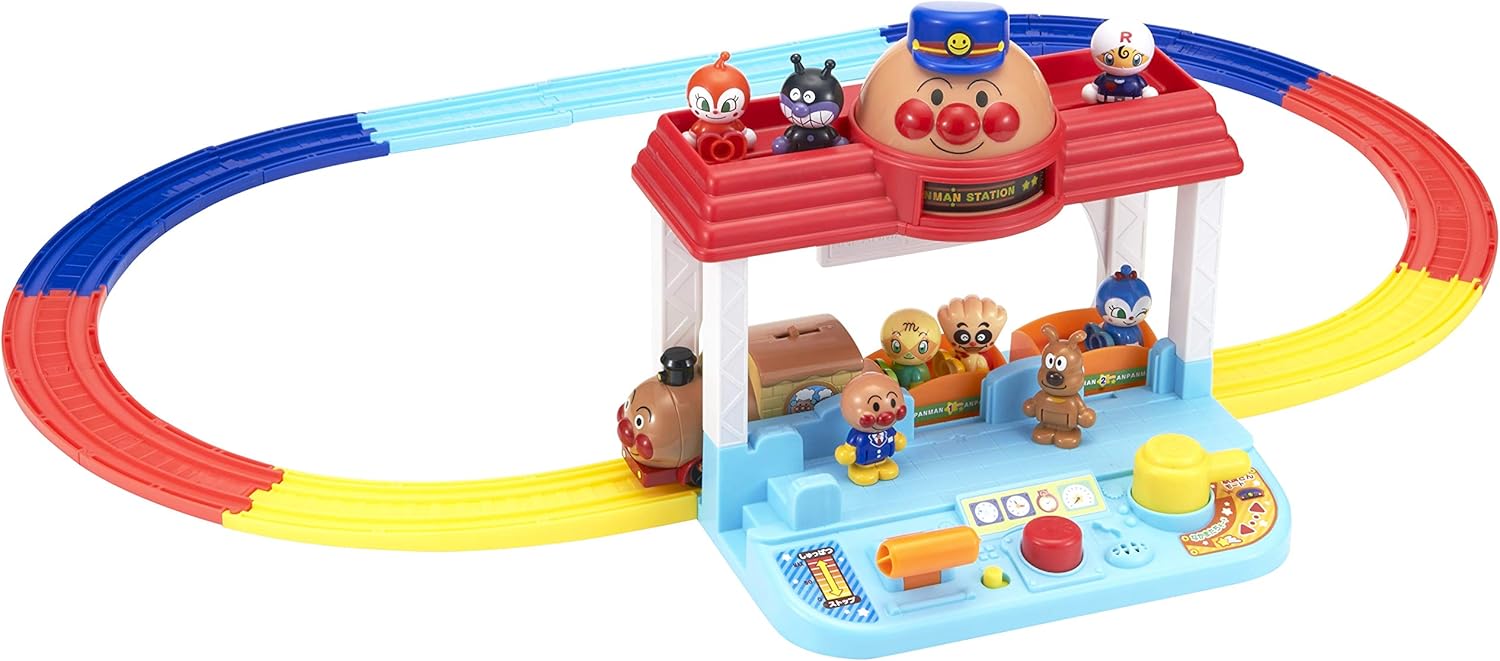 Amazon バンダイ Bandai アンパンマン レバーで操作 アンパンマンおしゃべりステーション 対象年齢3歳以上 おもちゃ おもちゃ