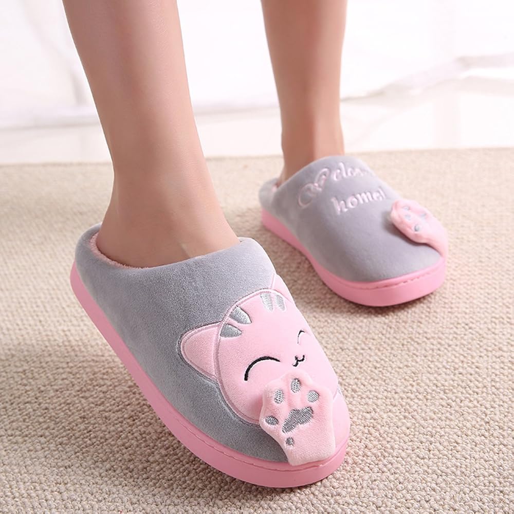 cat bedroom slippers