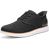 Bruno Marc Men's KnitFlex Craft Mesh Oxfords Sneakers Casual Dress Lace-Up Lightweight Walking Shoes