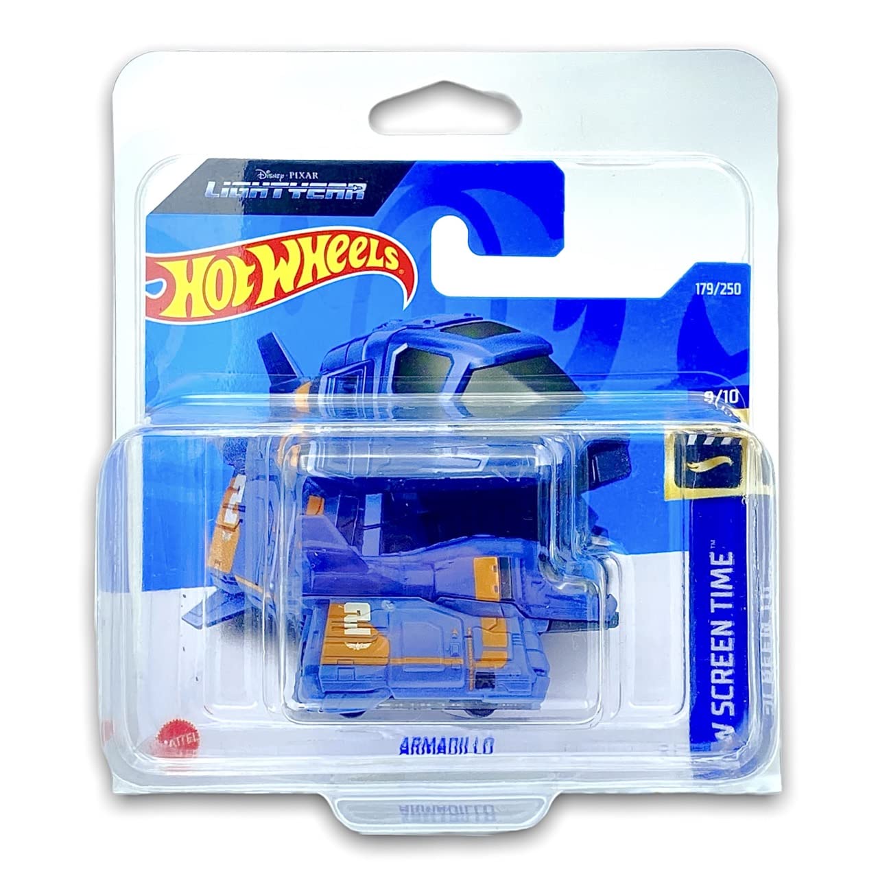 Hot Wheels Armadillo (Lightyear) (Grey) 9/10 HW Screen Time 2022-179/250 (Short Card) *** COMES IN A KLAS CAR KEEPER PROTECTIVE COLLECTORS CASE *** HCT14