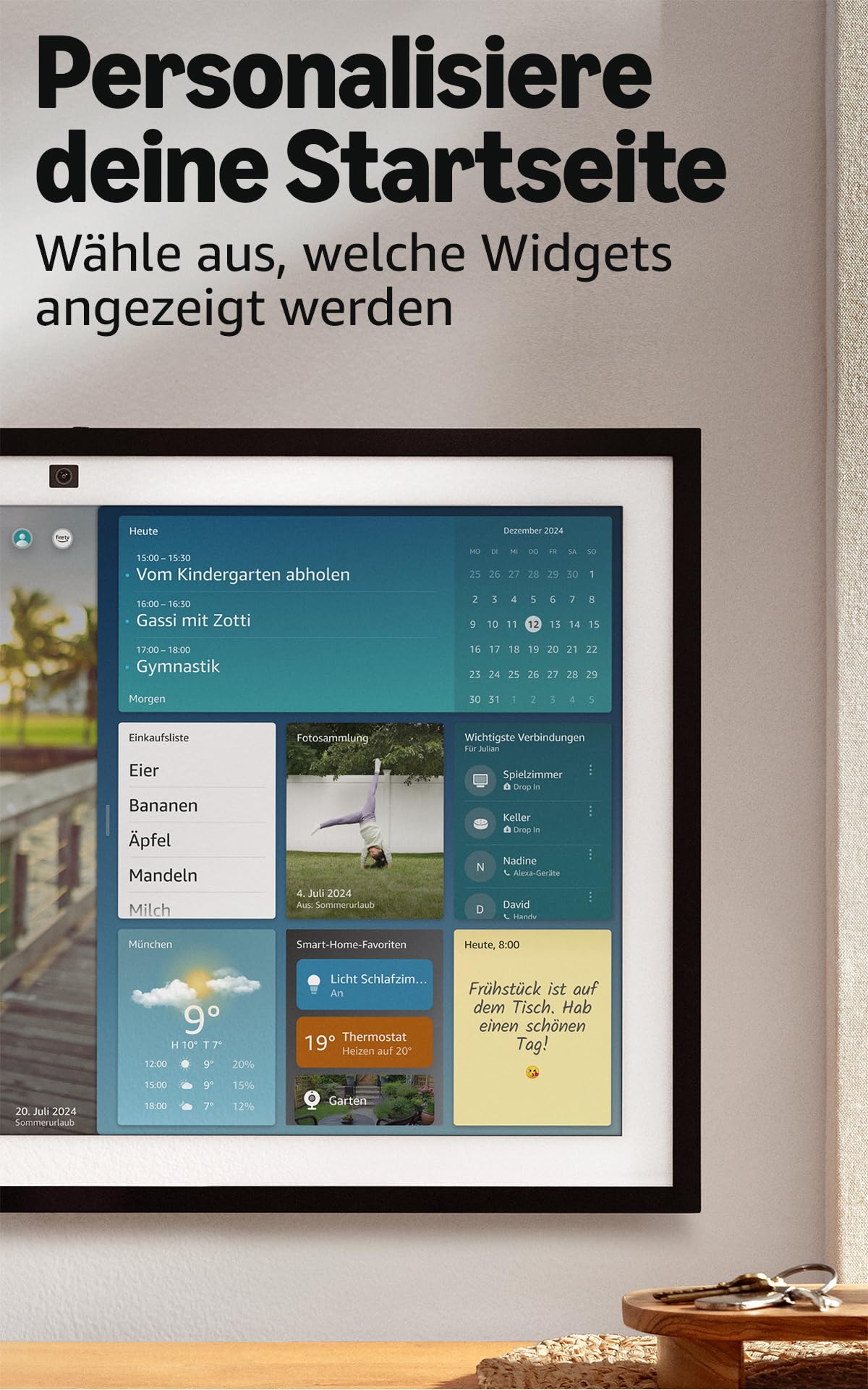 Amazon Echo Show 21 (neueste generation) | Beeindruckendes 21-Zoll-Smart-Display mit integriertem Fire TV, kraftvollem Klang, immersivem HD-Streaming und Alexa 3