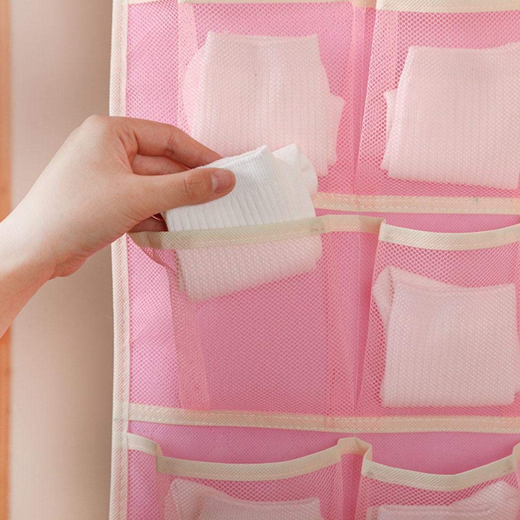 Eeilyin Underwear Finishing Bag Hanging Double-Sides Hanging Bag Space Saver Bags