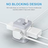BEVA 20W USB-C Fast Charging 7-in-1 Extension Lead Cube 1.5M White view 5