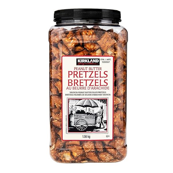 KIRKLAND SIGNATURE PEANUT BUTTER PRETZELS, 55 OZ