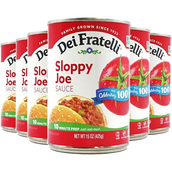 Dei Fratelli Italian Sauce 6-Pack - Vine-Ripened Tomatoes, No Water Added, Family Recipe