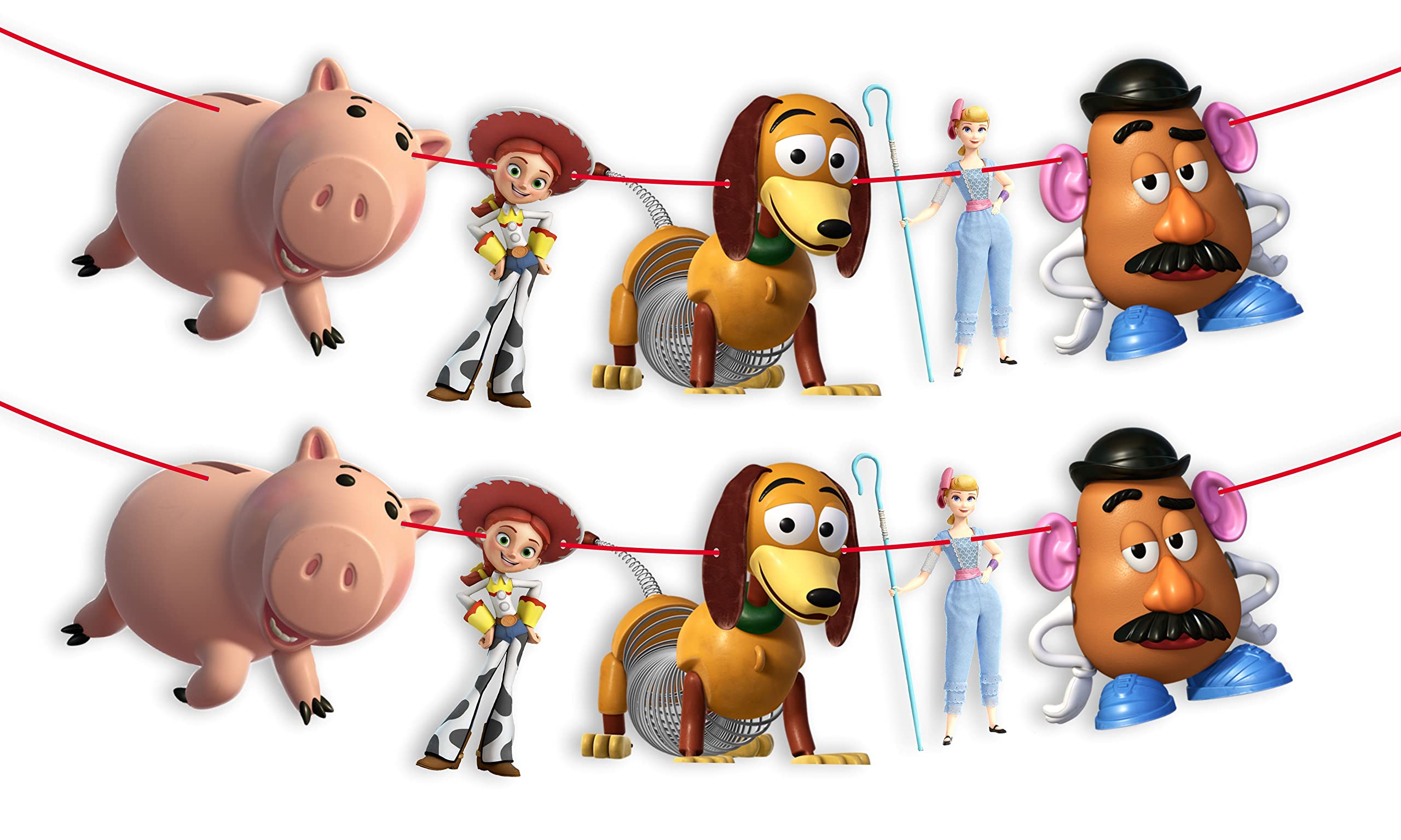 Toy Stry Garland Decoration - Vibrant Party Banner - Stylish Hanging Décor - Durable & Reusable - Perfect for Celebrations, Events & Festive Gatherings