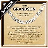 IEFLIFE Valentines Gifts for Him Men - Stainless Steel Figaro Chain Necklaces for Men Jewelry, Valentines Gifts for Him Boy Necklace, Valentine Gift for Husband Boyfriend Grandson