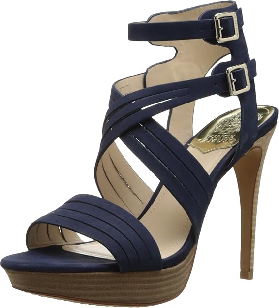 Vince Camuto Women's Jistil Dress Sandal, Peacoat, 10 M US