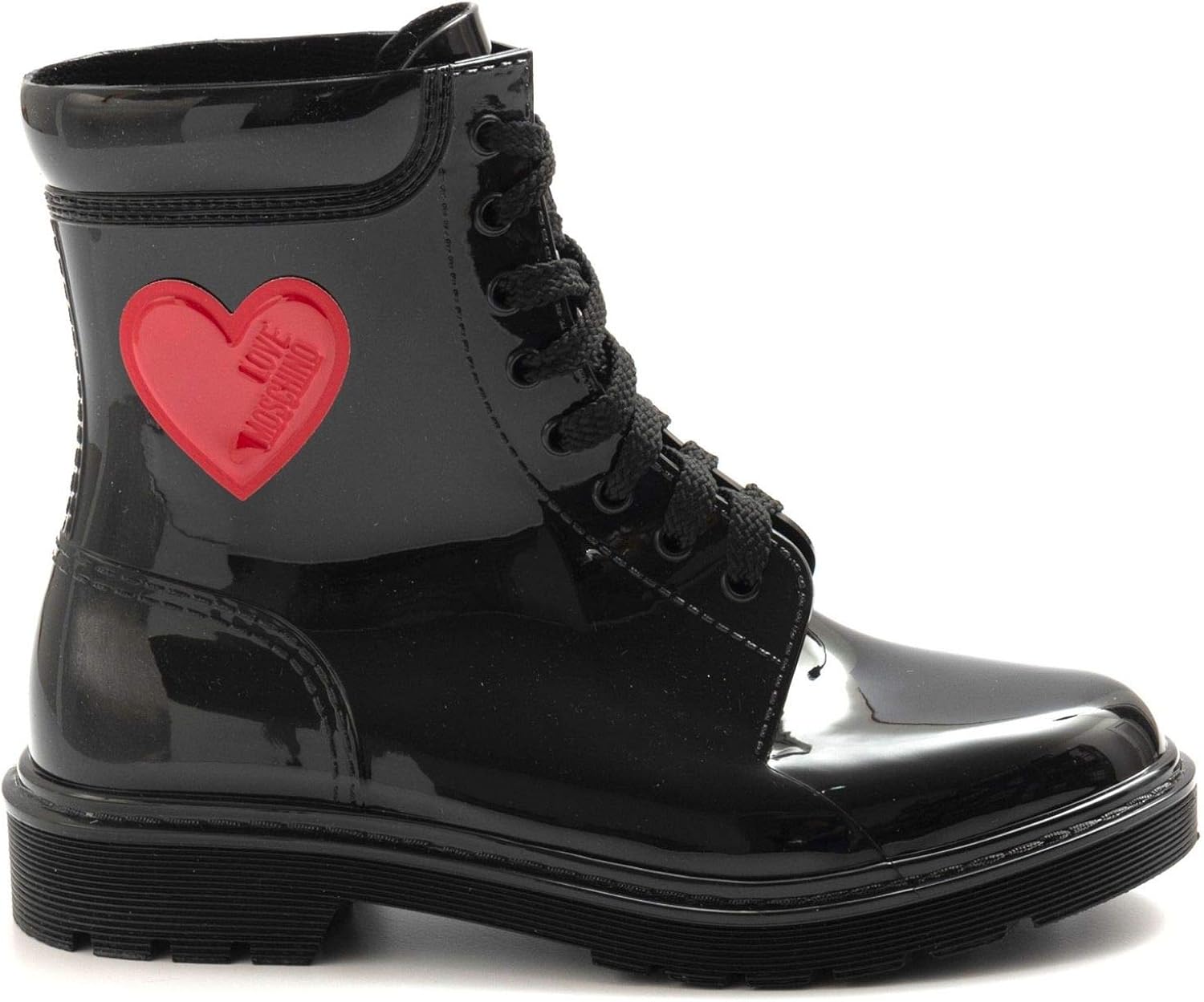 moschino rubber boots