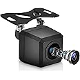 Pyle Universal Mount Front Rear Camera - Marine Grade Waterproof Built-in Distance Scale Lines Backup Parking/Reverse Assist