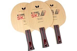 Butterfly Korbel SK7 Table Tennis Blade - 7-ply All-Wood Blade - Professional Butterfly Table Tennis Blade - Available in an,