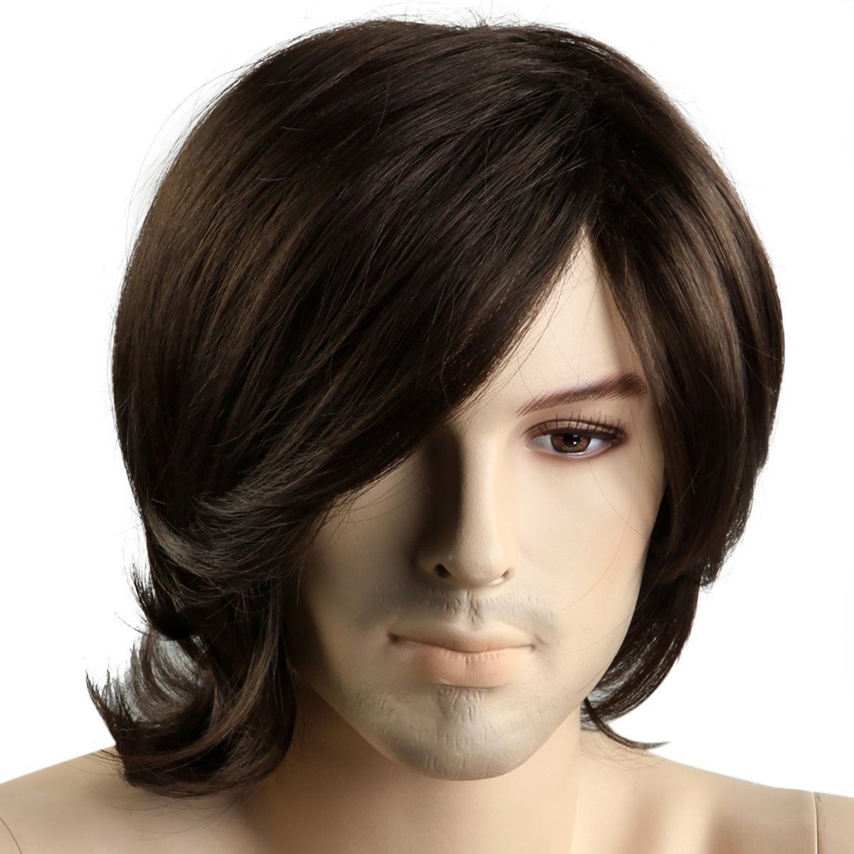 Buy Thrift Bazaar Wig New Fashion Medium Long Hair Wigs Male Cos