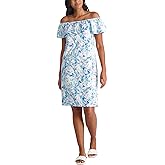 Stella Parker Womens Off Shoulder Ruffle Sleeve Midi Dress