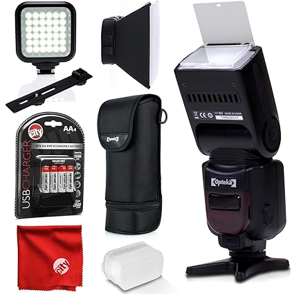 Opteka IF-980 E-TTL AF - Flash dedicado con Pantalla LCD de ...