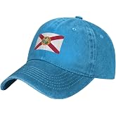 Flag of Florida Baseball Caps Unisex Cowboy Hat Casquette Cap Vintage