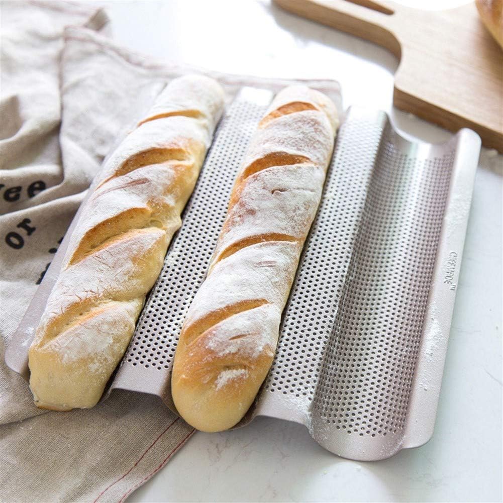 Qyxjj Ycake Stampo Per Pane Francese Antiaderente Stampo Per Pane Francese Mini Baguette Teglia Per Dolci Pane Per La Casa Stampo Per Dolci Baguette Wave Pane Francese Bakeware Teglie E Stampi Casa