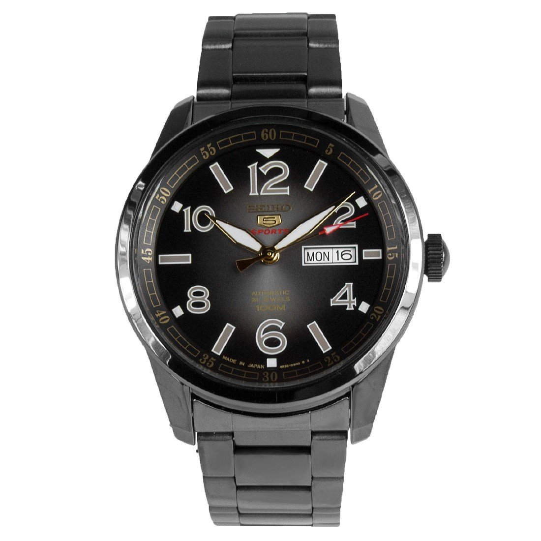 Buy Seiko 5 Sports SRP631 J1 Bronze Stainless Steel Automatic Men's Analog Watch Online at Low 