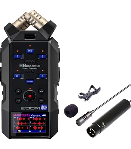 Amazon.com: Zoom H6 Essential Handy Recorder Bundle with Podcast