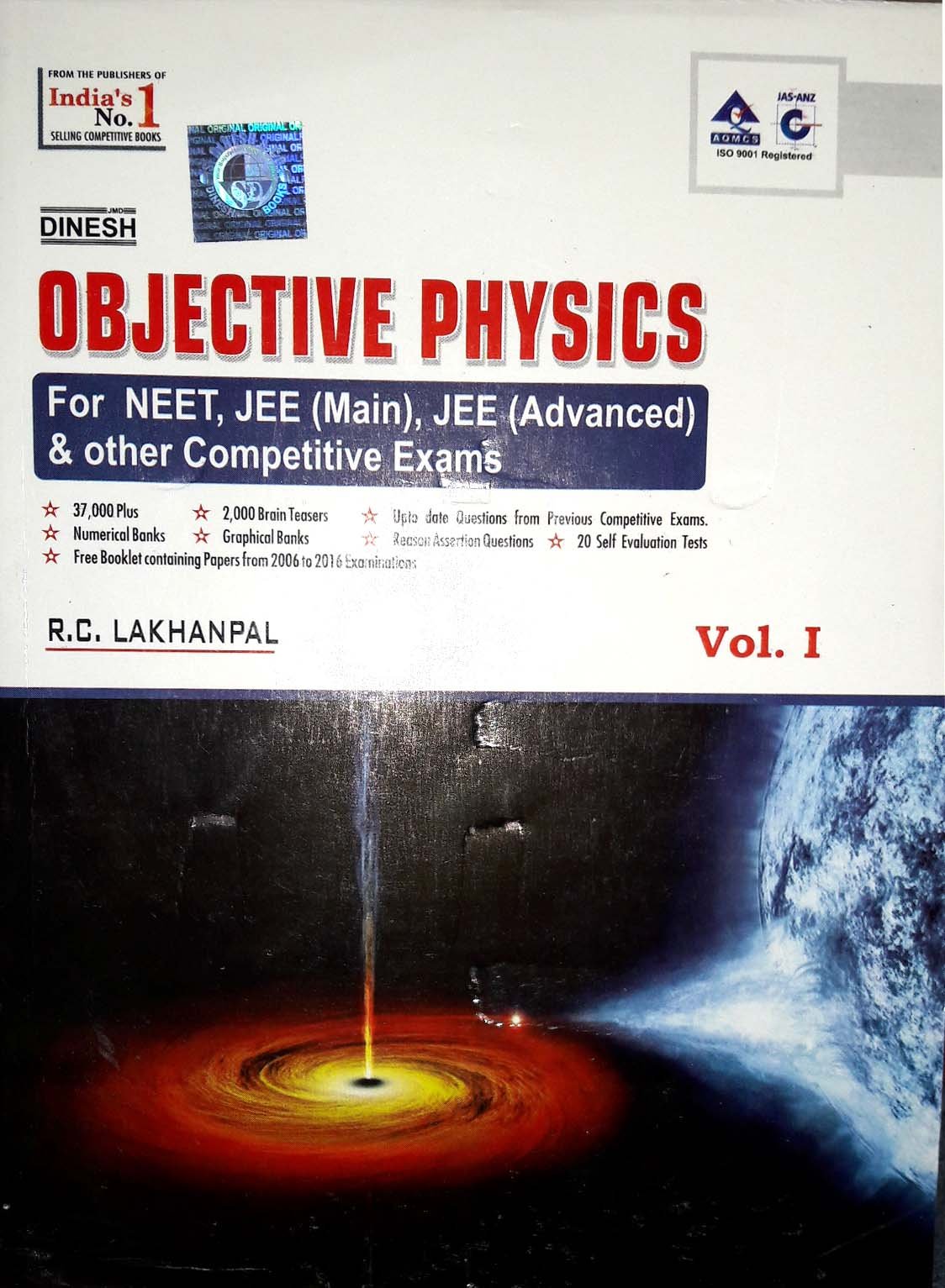 DINESH OBJECTIVE PHYSICS Vol-1 to Vol-3 with Previous Year Competitive Question Papers