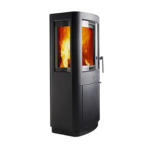 varde Chimenea Horno Uniq 1 con ventana laterales y cristal ...