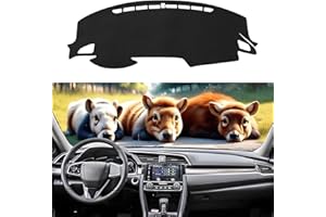 IIKSDII Dash Cover for Dashboard Cover Mat for Honda Civic 2016-2021 Accessories Dash Mat Shade Nonslip Mesh Protector No Glare