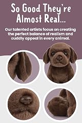 Living Nature Chocolate Labrador Puppy Soft Toy 16cm Brown view 3