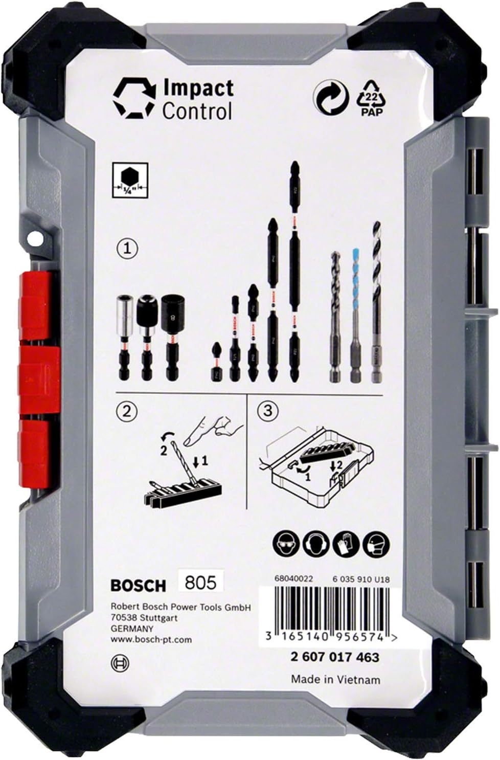 Bosch Professional 35-Piece Drill Bit Set (Pick and Click, Accessories for Impact Drivers with Bits and Universal Holder) - Image 3