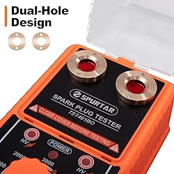 Spurtar Spark Plug Tester, Double Hole Automotive