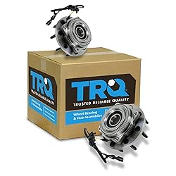 TRQ 2 Piece Front Wheel Bearing & Hub Assembly Set