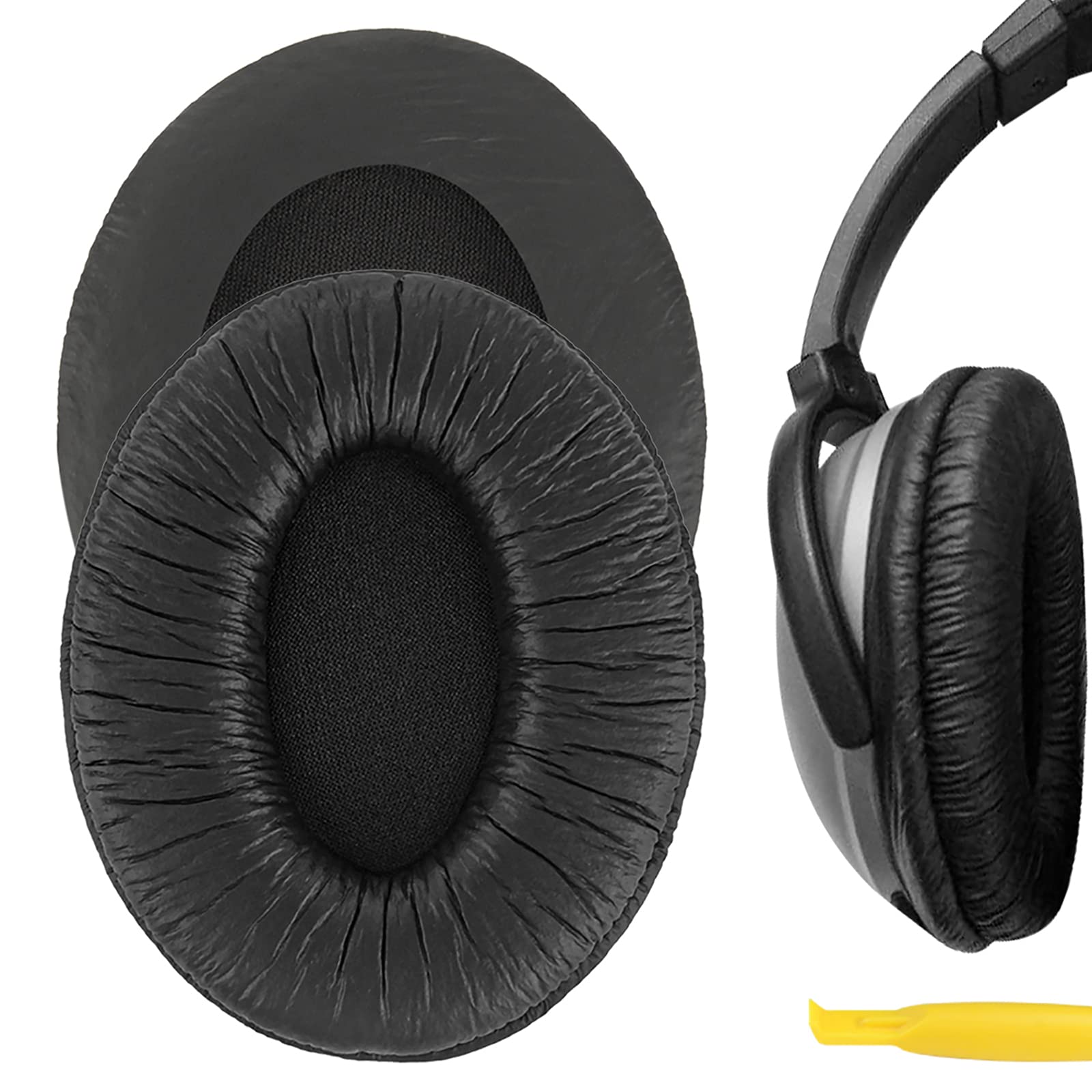 Geekria Replacement Ear Pads for Bose QuietComfort QC1 Headphones Ear Cushions, Repair Parts (Black)