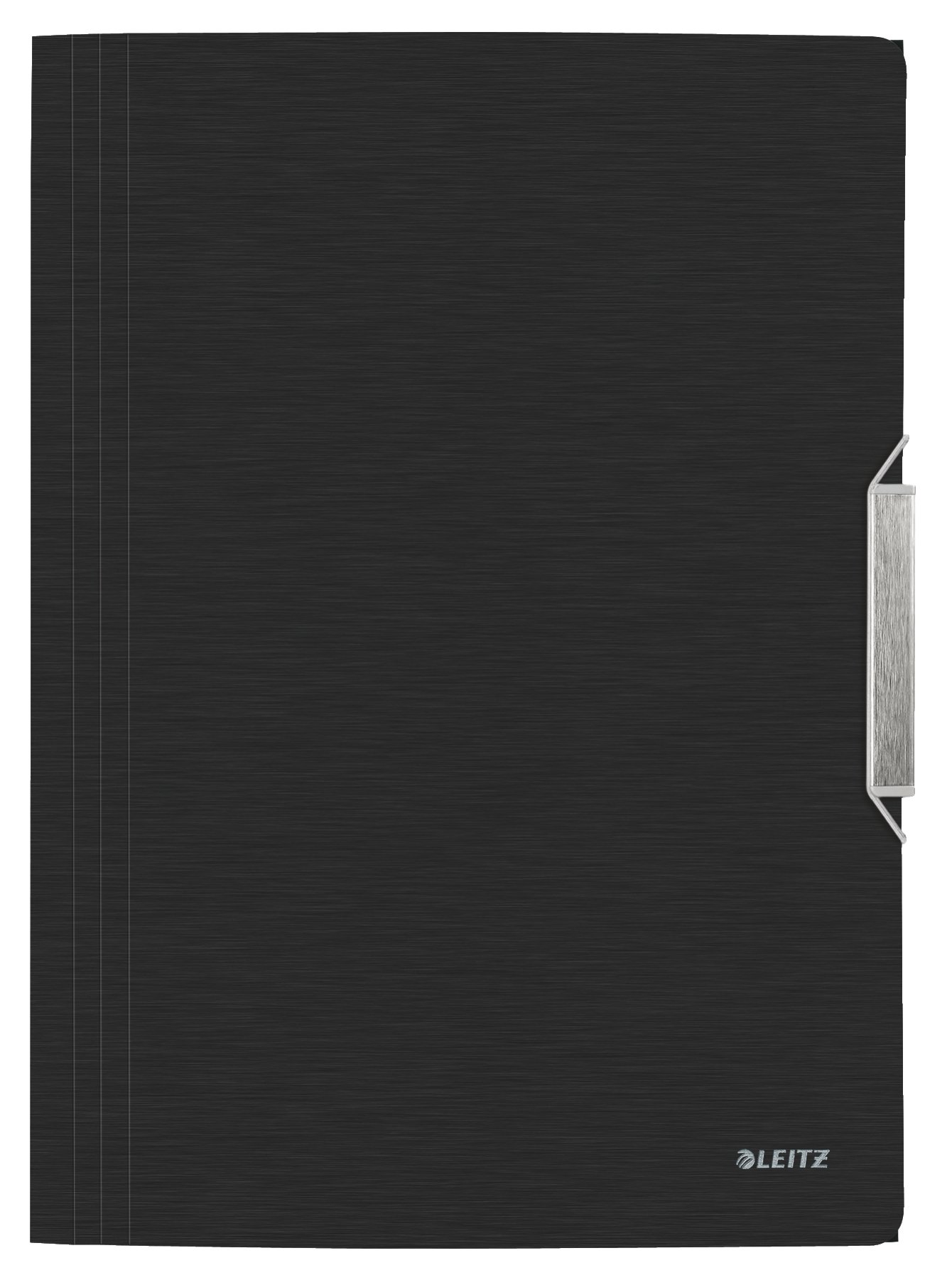 Leitz 3-Flap Folder, Holds up to 150 A4 Sheets, Elastic Closure, Flexible Plastic, Satin Black, Style Range, 39770094