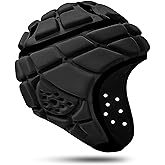 Great Call Athletics Flag Football Helmet Pro Rugby Scrum Cap Padded Headgear Adjustable Adult Youth Red Black Head Protector