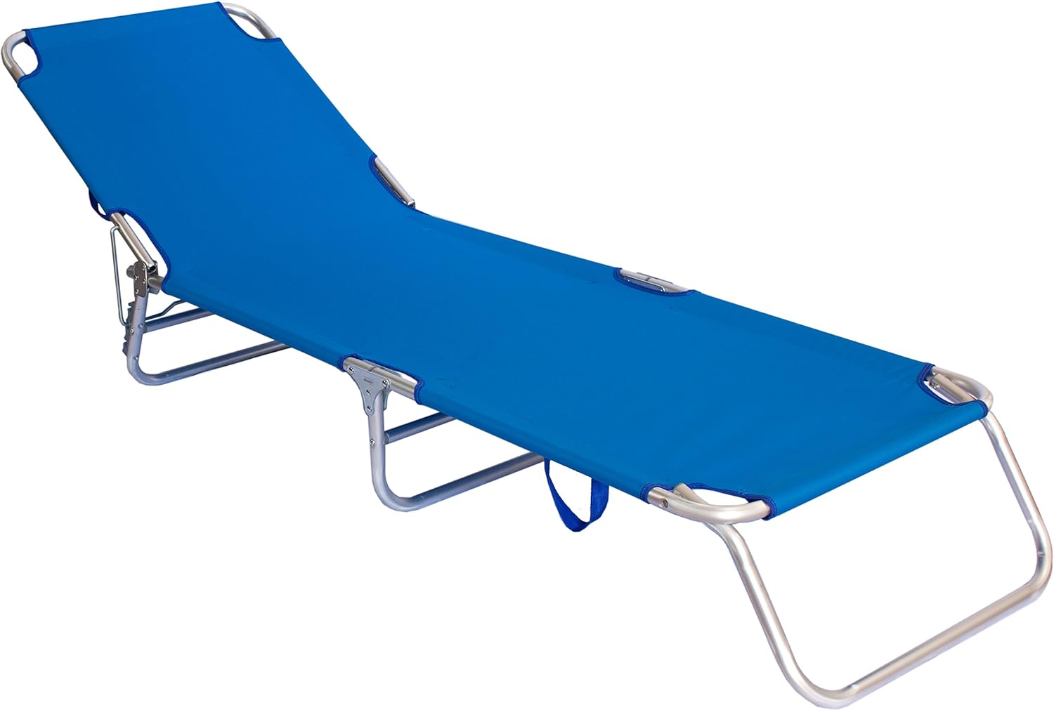 Sedia Spiaggina Pieghevole In Ferro, Portatile E Leggera, Con Tessuto Oxford, Per Spiaggia, Campeggio E Picnic, 57x47x72h Cm, Blu