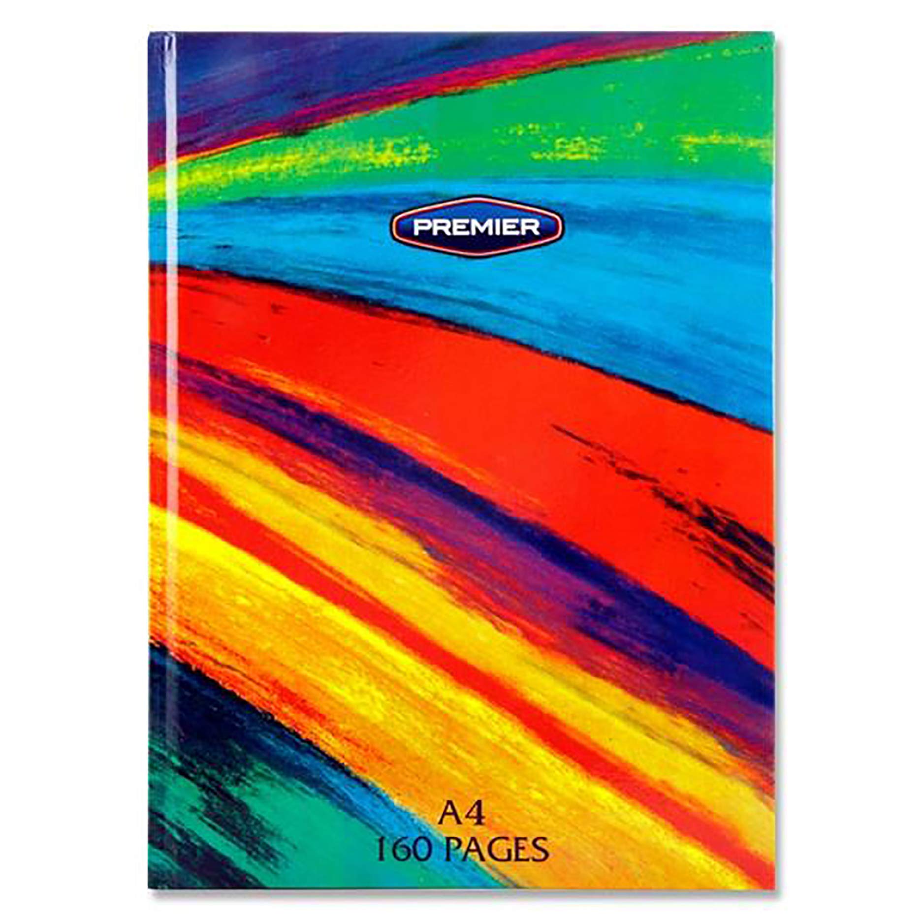 Premier Stationery A4 Rainbow Hardcover Notebook, S2812249
