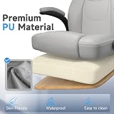 naspaluro Executive Office Chair High Back Grey Fabric with Tilt Spring-Packed view 5