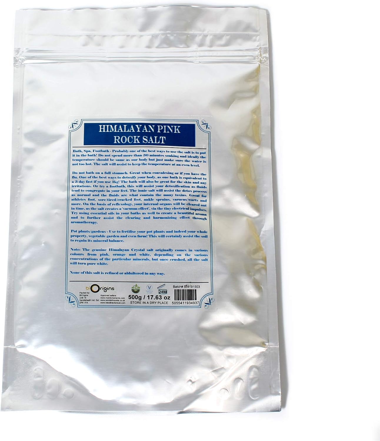 Mystic Moments Himalayan Pink Rock Salt 500g, 500 g (Pack of 1) - Image 3