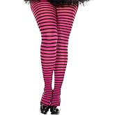 Music Legs Women's Opaque Striped Tights