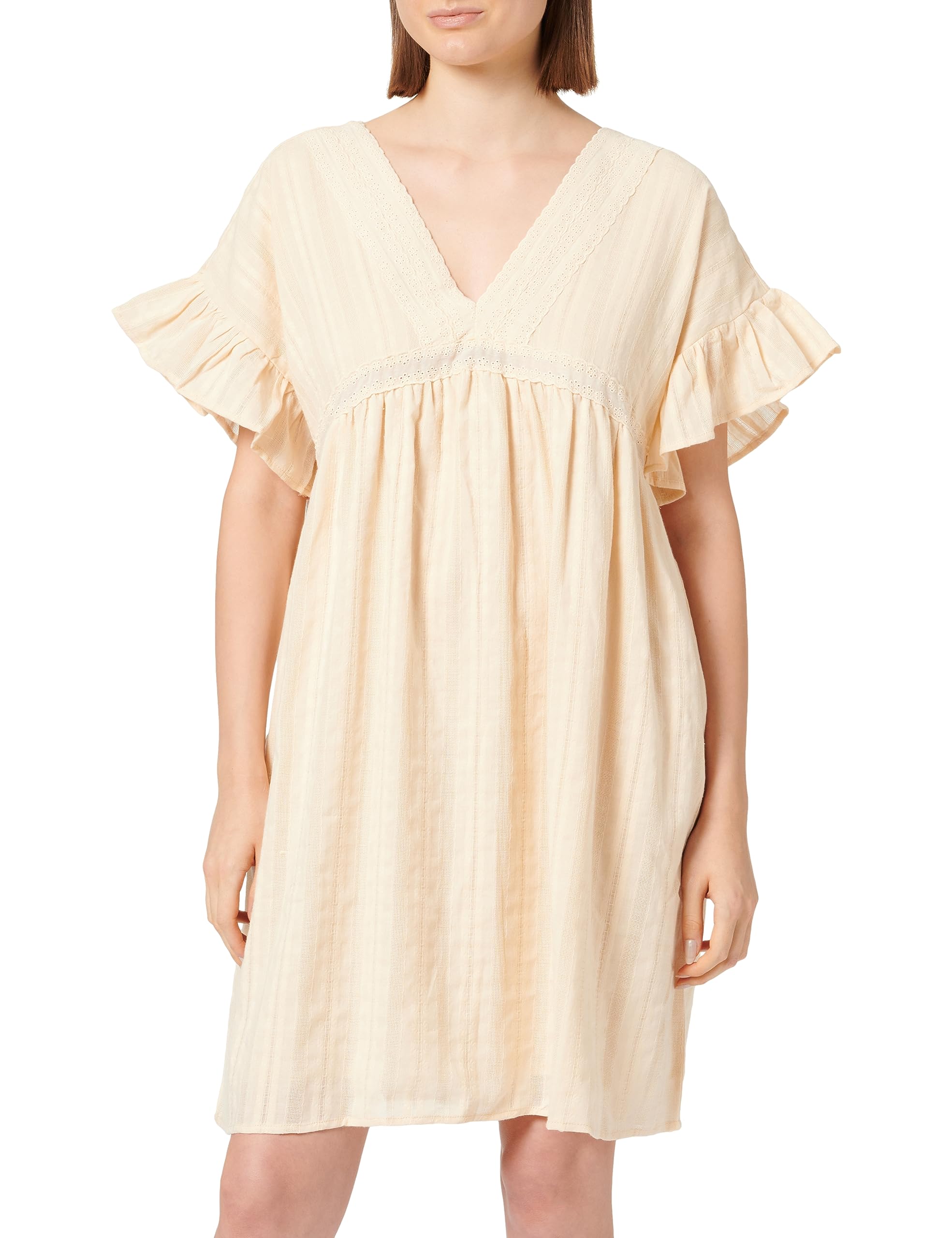 TILDEN Women's Dress, Beige Cream, S