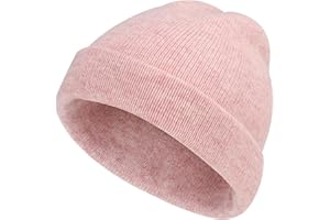 LEAZEAL 100% Merino Wool Beanie for Kids Toddlers 2-6, Double Layer Knit Beanie Boys Girls Winter Hats Ski Toque