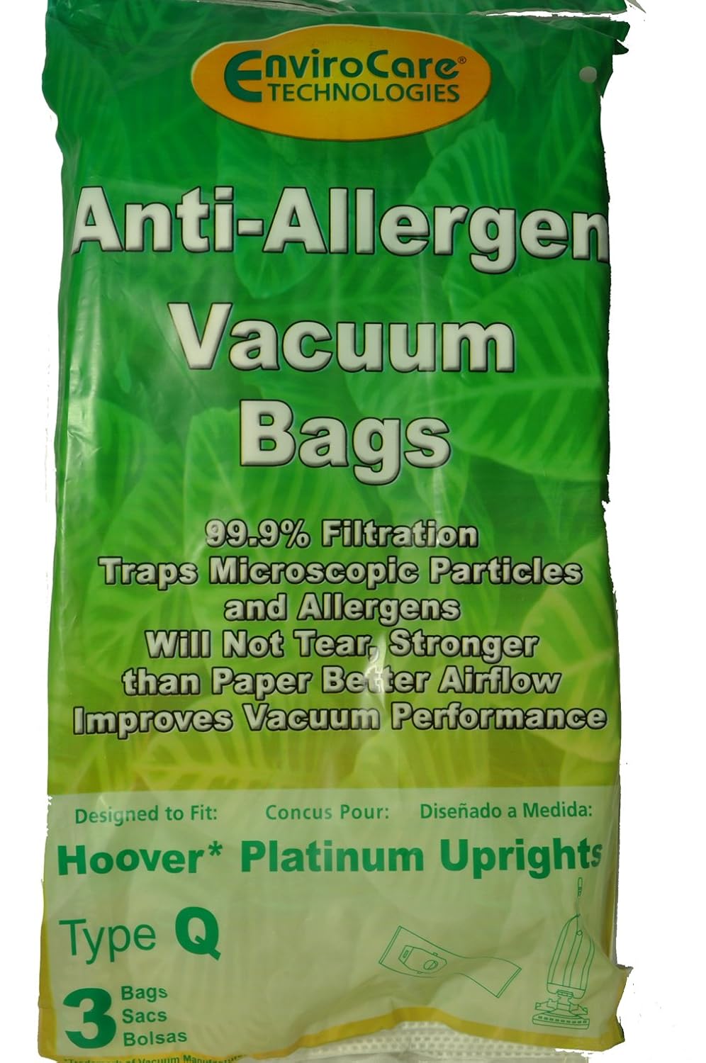 Which Is The Best Envirocare Vacuum Bags Hoover Platinum Upright Type Q