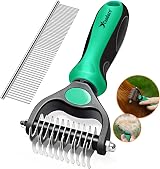 Candure Dematting Comb for Dogs Cats 2 in 1 Double Sided Stainless Steel Rake view 9
