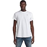 G-Star Mens Crewneck Logo Lash Soft Cotton Long Sleeve T-Shirt