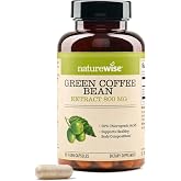 NatureWise Green Coffee Bean Extract 800mg - with 50% Chlorogenic Acids - Support for Weight Goals, Energy, and Antioxidants - Vegan, Non-GMO - 60 Capsules[1-Month Supply]