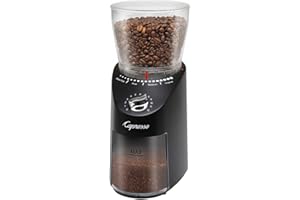 Capresso Infinity Plus Conical Burr Grinder, Black