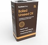 Furniture Clinic Boiled Linseed Oil 5L for Wood – Glossy Finish