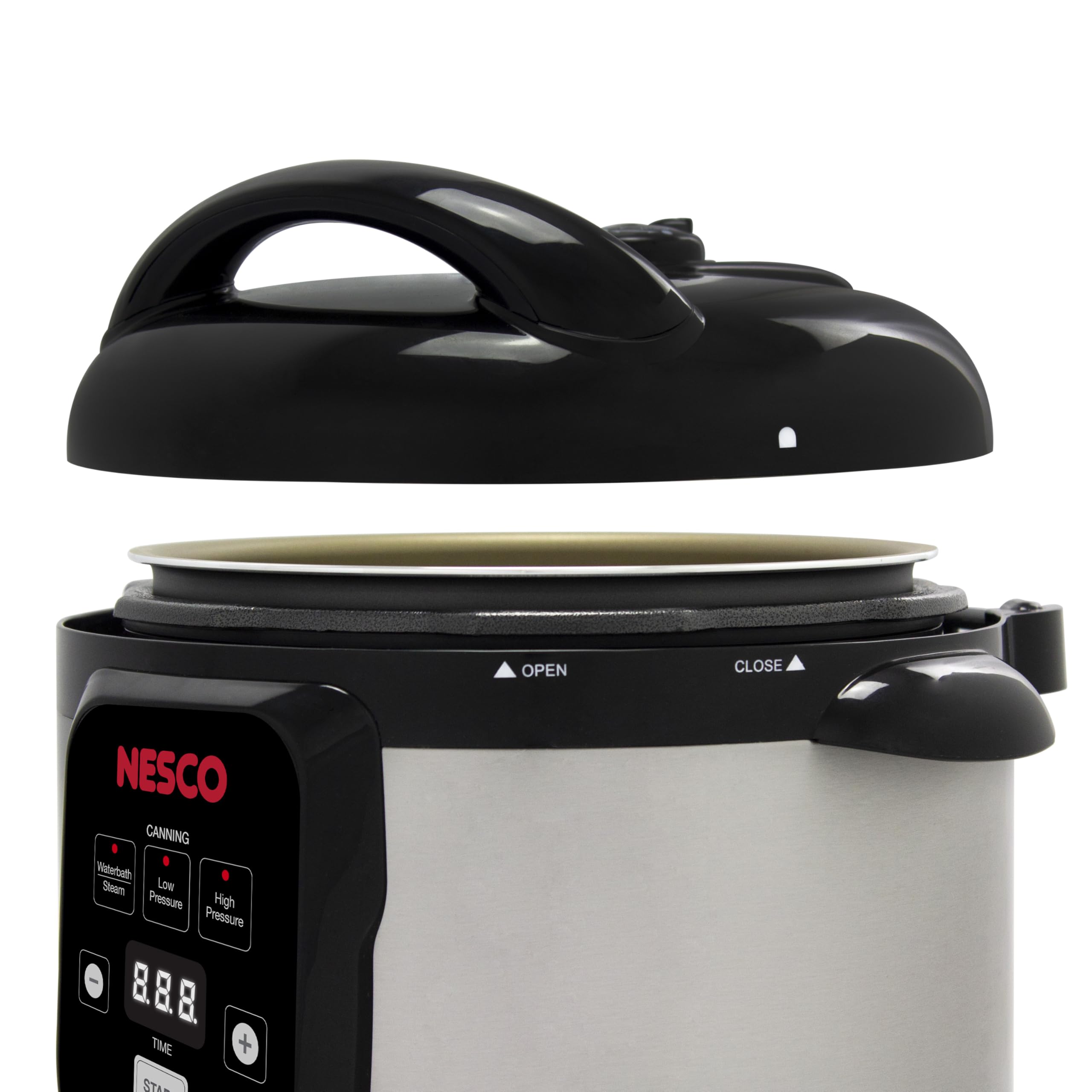 Nesco NPC-9 Smart Electric Pressure Cooker and Canner, Stainless Steel, 9.5 Qt