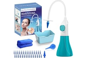 ENIFER Ear Wax Removal Tool Manual Ear Irrigation Flushing System Ear Cleaning Washer Kit Safe and Effective Ear Cleaner for Adults
