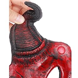 Alodidae Devil Demon Mask Half Face Scary Horn